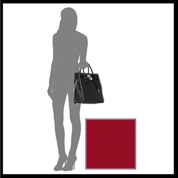 MICHAEL KORS Hippie Grommet Hamilton Large NS Tote - Picture 9 of 10